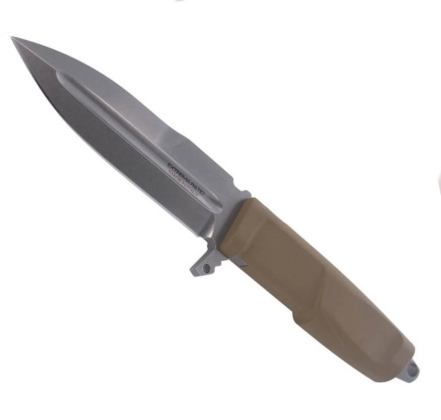 Cuchillo combate Contact C HCS de Extrema Ratio con hoja de 128mm de acero Böhler. Funda naylon