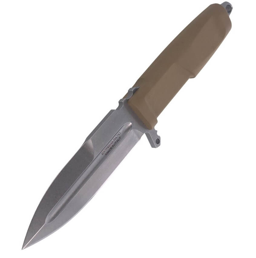 Cuchillo combate Contact C HCS de Extrema Ratio con hoja de 128mm de acero Böhler. Funda naylon