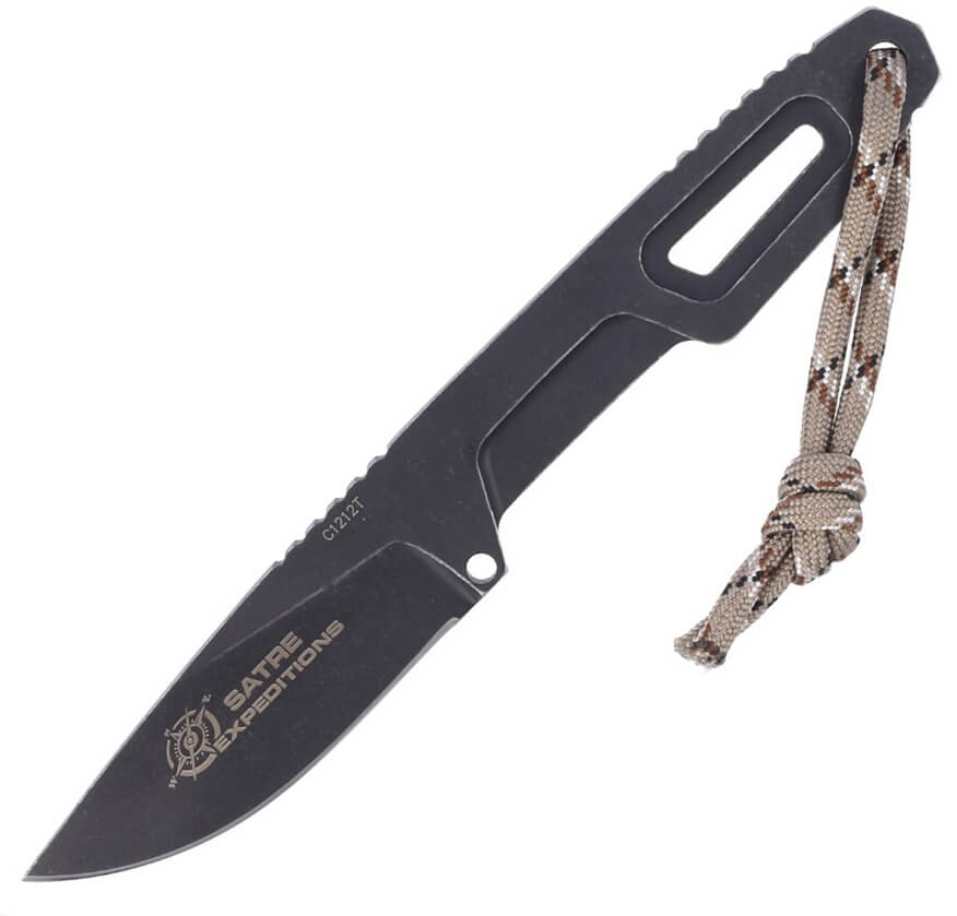 Cuchillo Bushcraft Satre Expeditions de Extrema Ratio. Hoja de acero Böhler de 7 cm. Con funda Kydex.