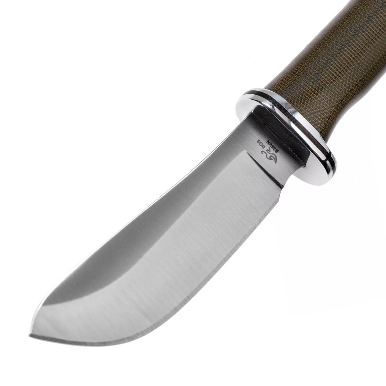 Cuchillo skinner con hoja fija de 10,2 cm Buck 103 Pro Skinner con mango de micarta 0103GRS1