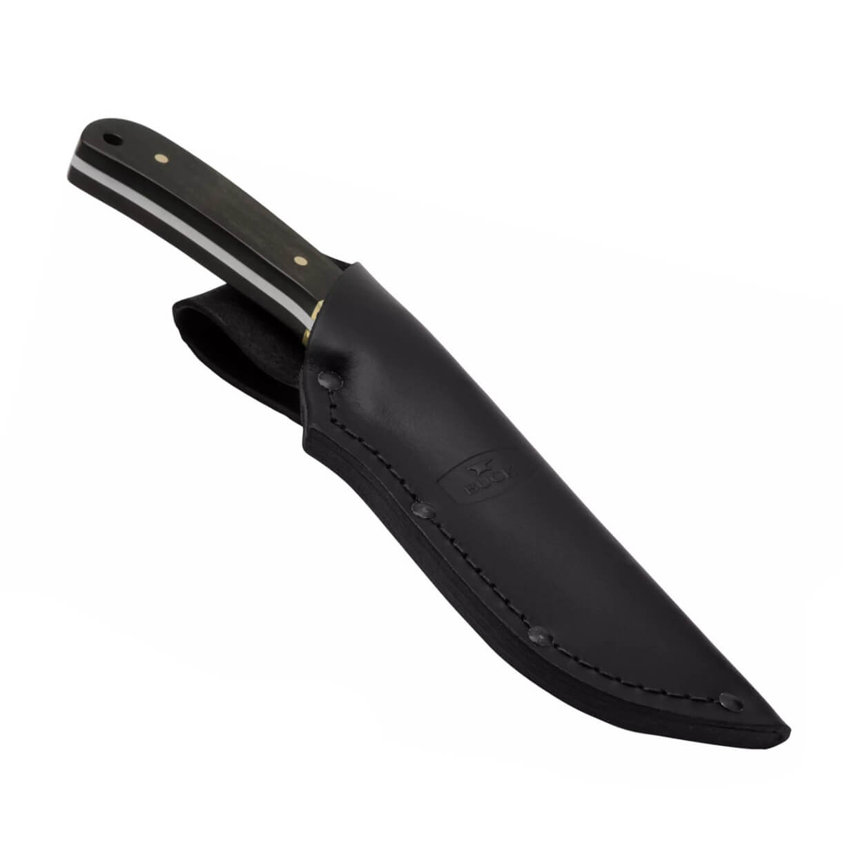 Cuchillo de caza Buck Ranger Skinner de 7,8 cm con mango de madera de ébano 0113BRS