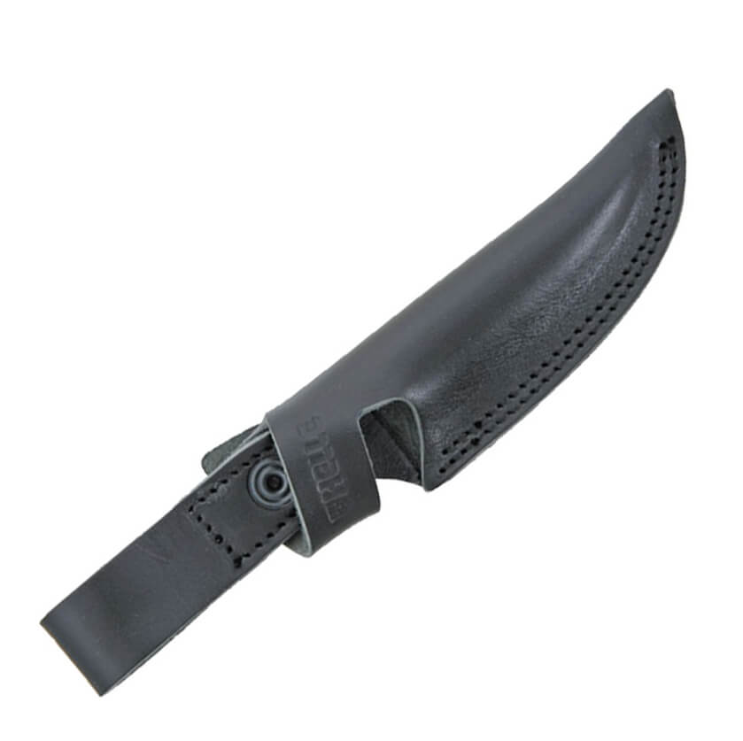 Cuchillo bushcraft Helle Earth 75 con mango de madera de abedul y hoja de acero inox triple laminado
