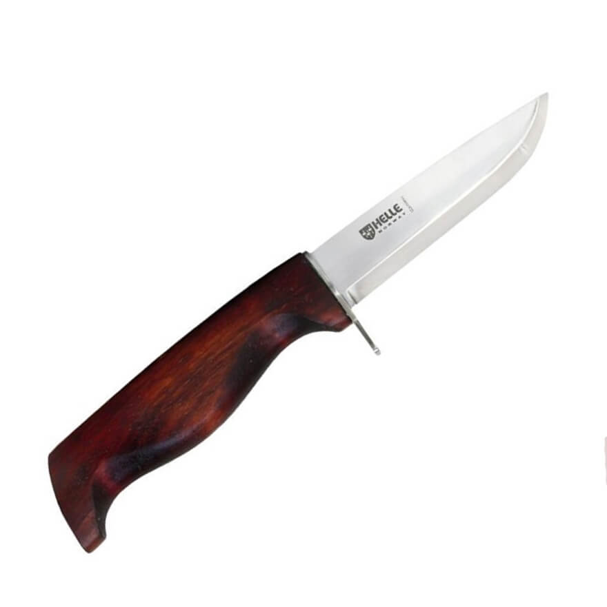 Cuchillo de tallaje Helle Speider 05 con mango de madera de abedu...
