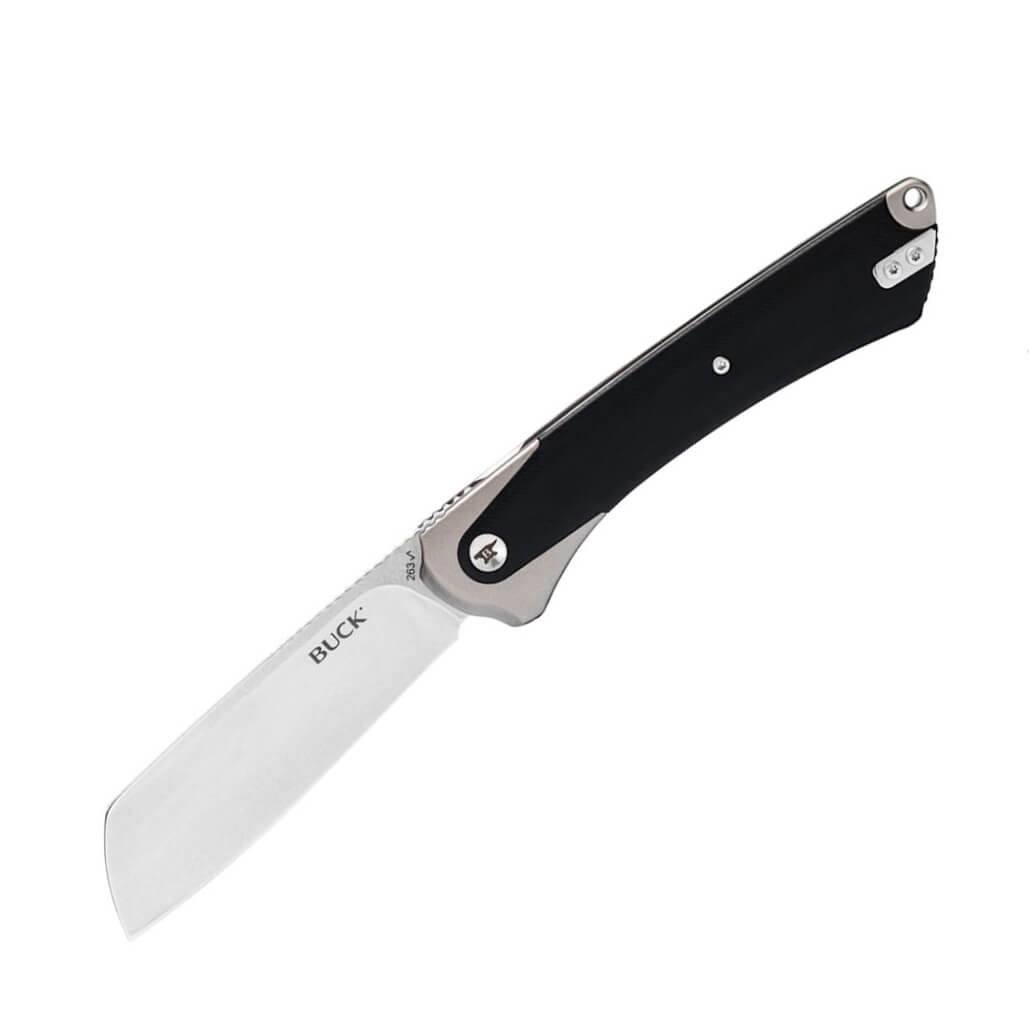 Navaja de bolsillo Buck Hiline XL Grey Black 0263GYS1 con mango d...