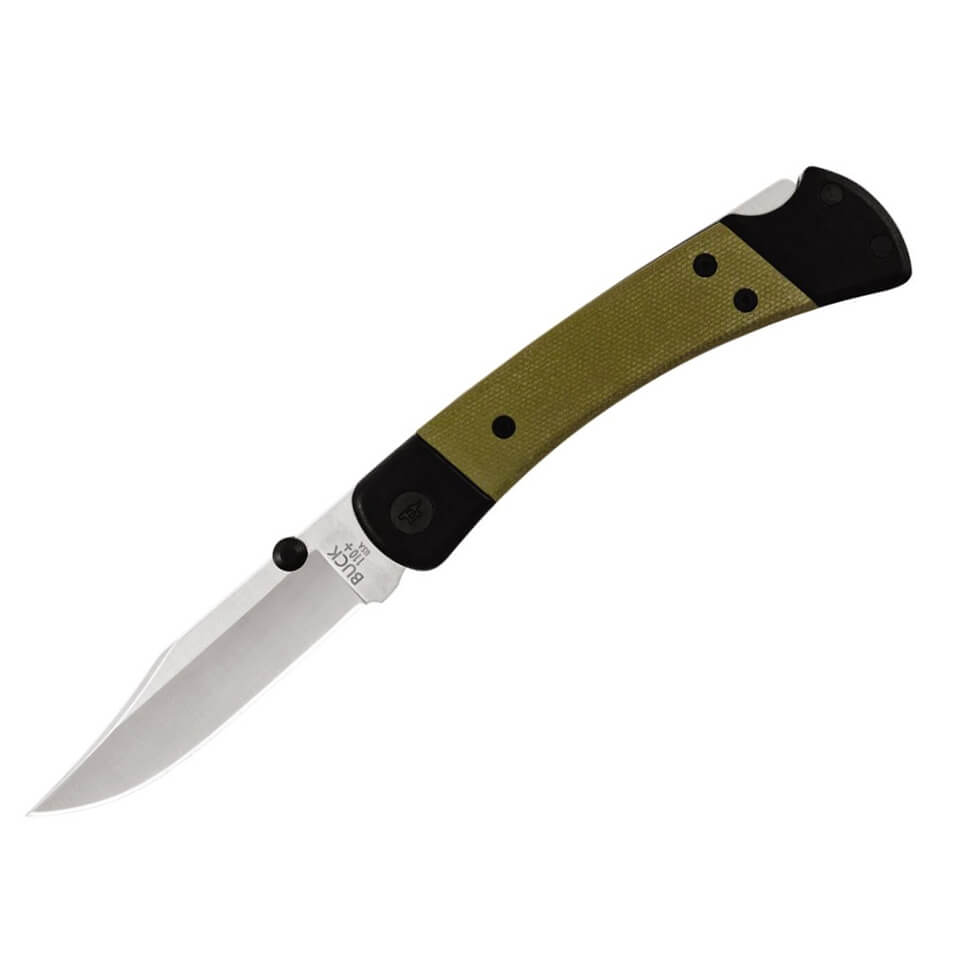 Navaja EDC Buck folding hunter sport pro 0110GRS5 con mango negro...