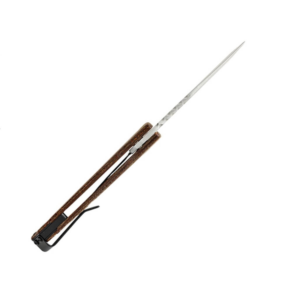 Navaja EDC Buck sprint OPS Pro micarta Burlap Brown con hoja de 7,9 cm 0841BRS1