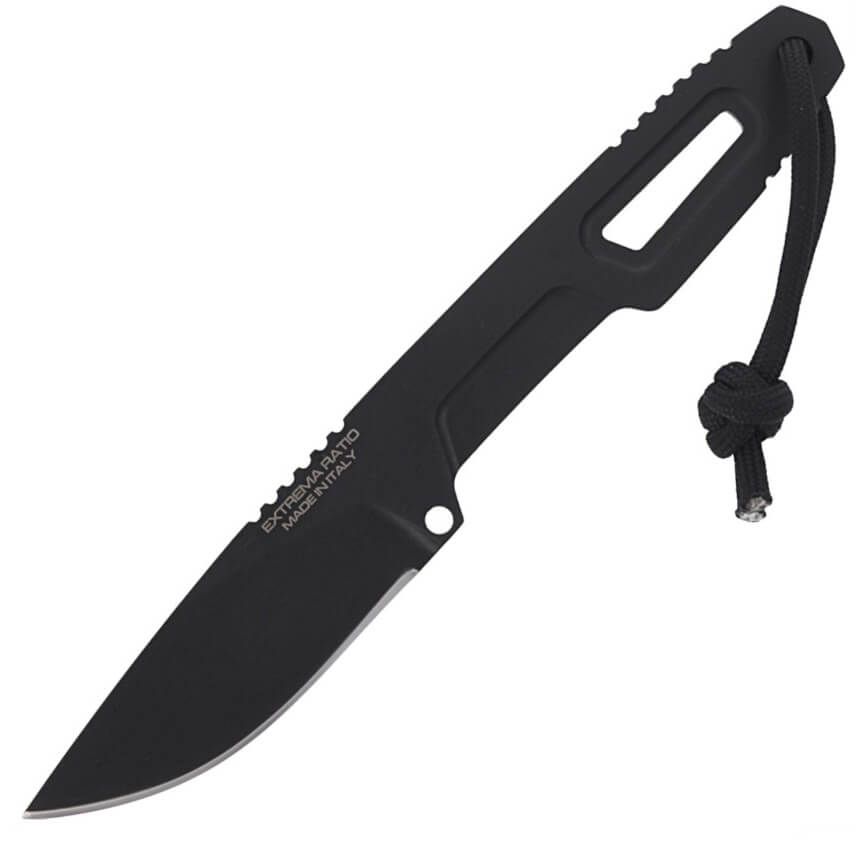 Cuchillo de bushcraft de Extrema Ratio SATRE BLACK. Acero böhler...