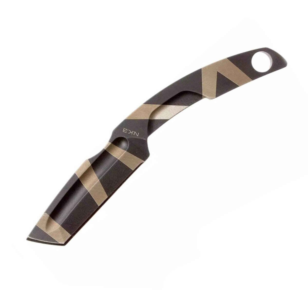 Cuchillo de cuello N.K.3 DESERT WARFARE de Extrema Ratio. Hoja de...