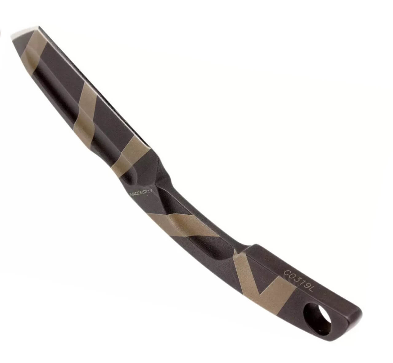 Cuchillo de cuello N.K.3 DESERT WARFARE de Extrema Ratio. Hoja de 7 cm y funda de kydex.