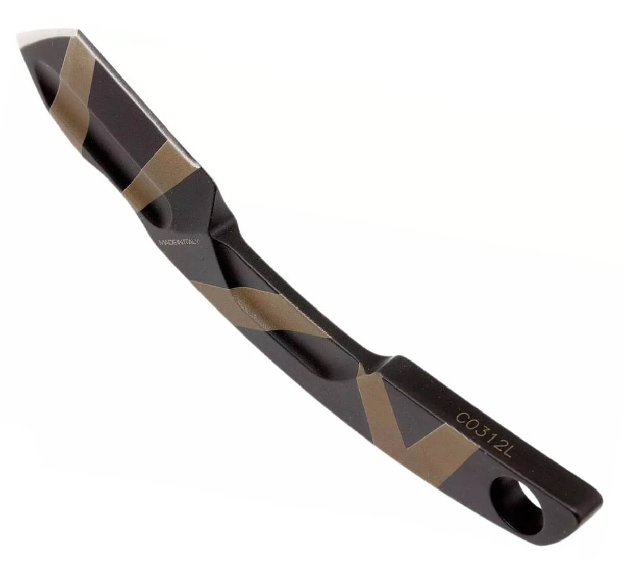 Cuchillo de cuello N.K.2  DESERT WARFARE de Extrema Ratio. Hoja de 5 cm y funda de kydex.