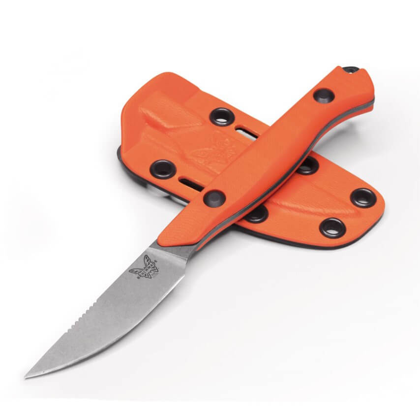 Cuchillo de supervivencia flyway con mango de G10 naranja 15700