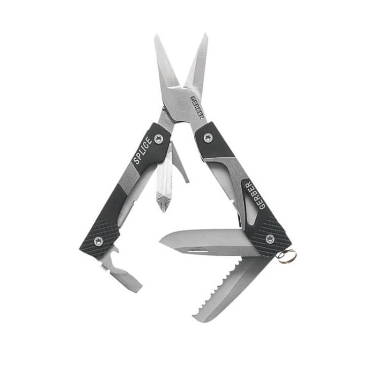Multiherramienta de bolsillo Gerber Splice negra con 8 funciones ...