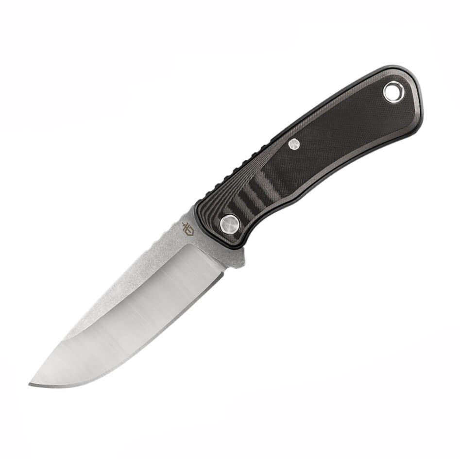 Cuchillo táctico Gerber downwind fixed DP Black 30-001817 con ma...