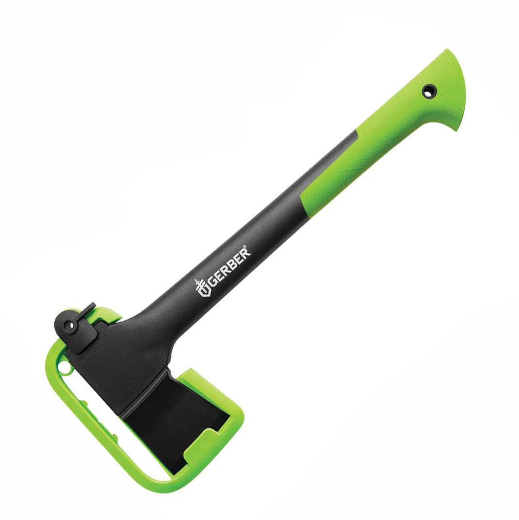 Hacha táctica Gerber Freescape 17.5" 31-002536 con mango de Nylon GFN verde