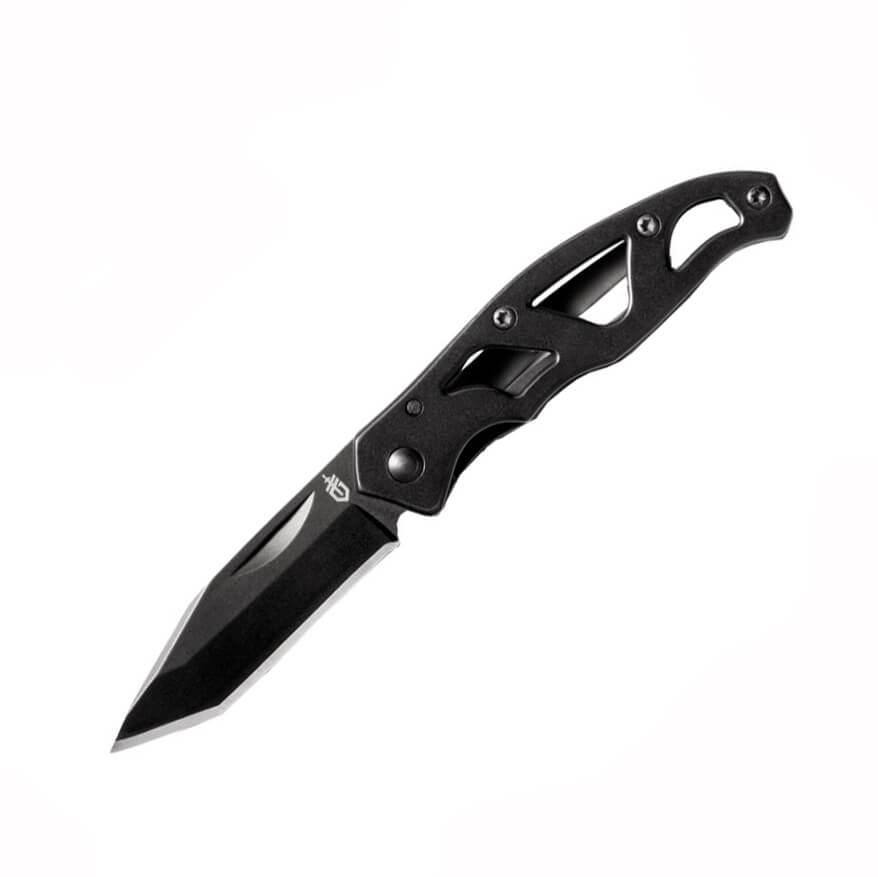 Canivete Gerber Paraframe mini Tanto Black liso 31-003631 com cab...