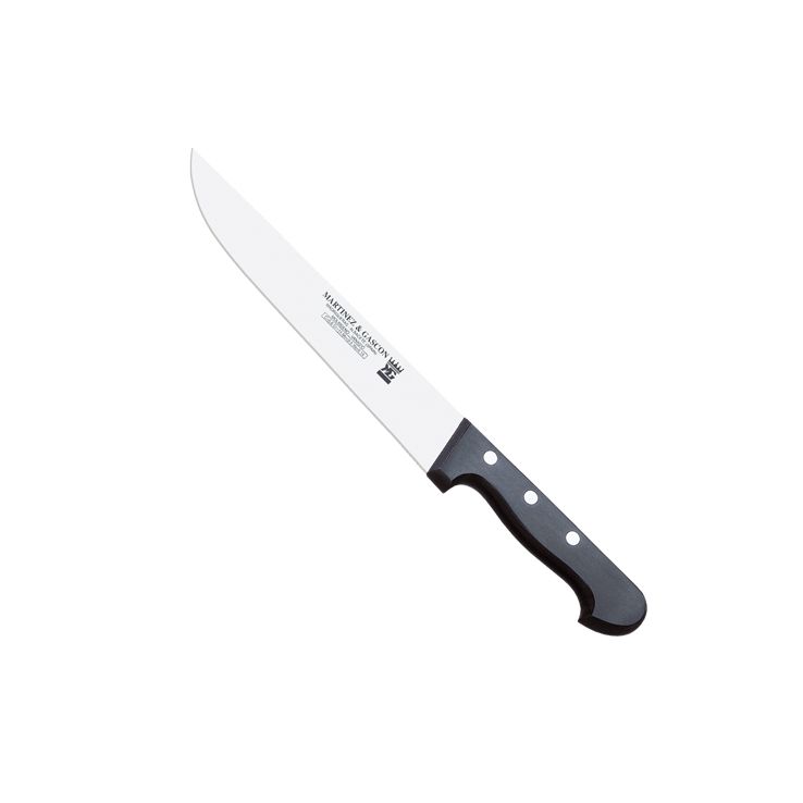 Cuchillo carnicero con hoja de 25 cm y mango de POM Martinez y Ga...
