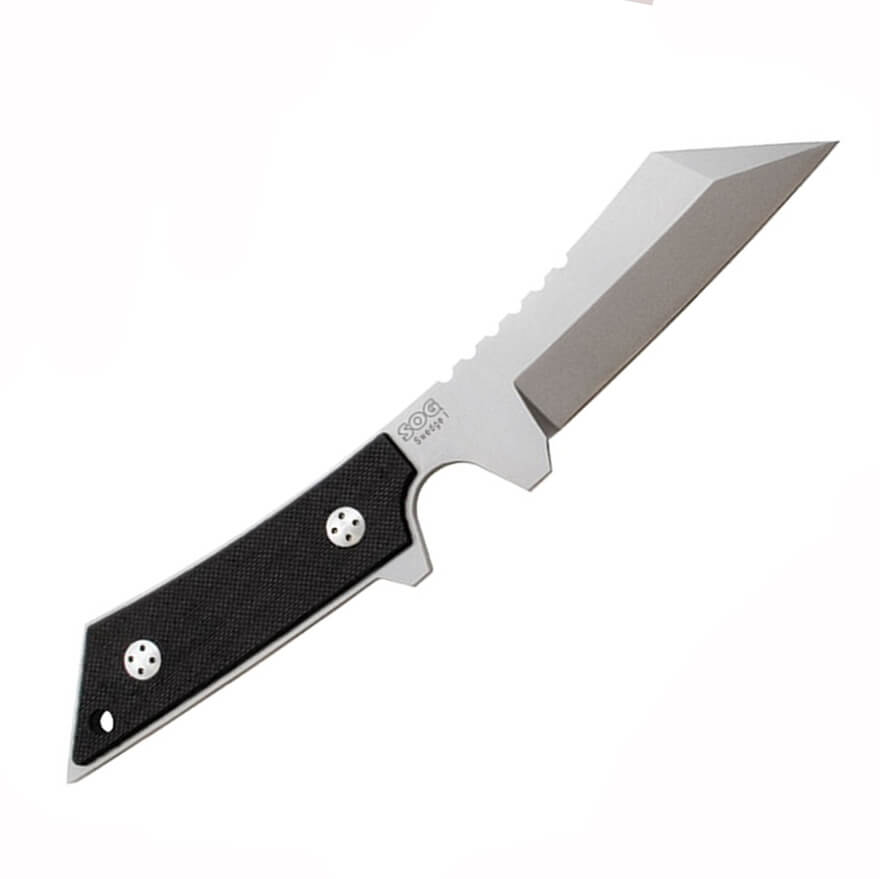 Couteau tactique SOG SWEDGE I BH-01 avec manche G10 noir et lame ...