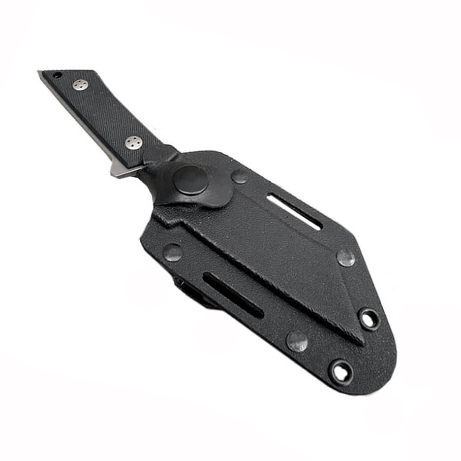 Cuchillo táctico SOG SWEDGE I BH-01 con mango de G10 negro y hoja de acero AUS-8