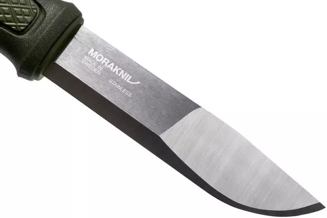 Cuchillo bushcraft Morakniv Kansbol Green con funda y kit de supervivencia 13912