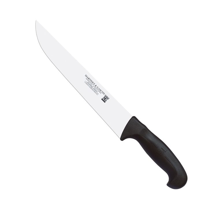 Cuchillo carnicero grande con hoja de 40,5 cm y mango de poliprop...