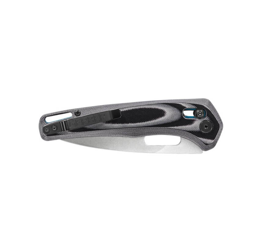 Navaja de bolsillo Gerber Sumo Folding Black Plain 30-001814 con mango de G10 negro