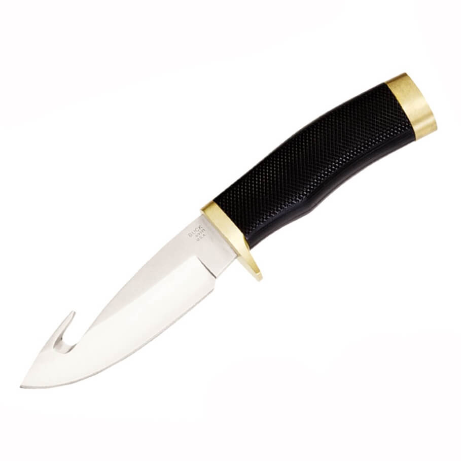 Couteau de chasse Buck Zipper 0691BKG avec manche en caoutchouc e...