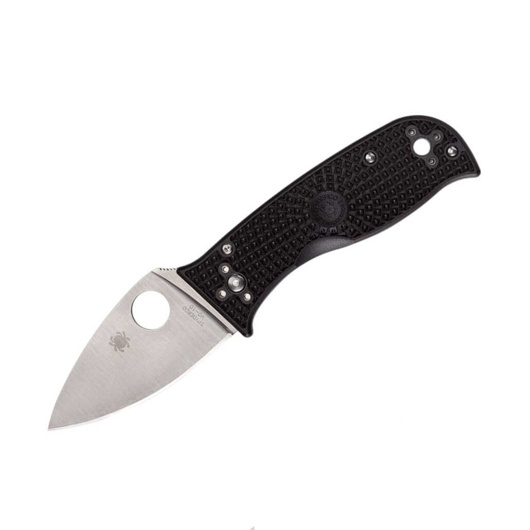 Couteau de poche Spyderco Lil Temperance 3 avec manche FRN noir e...