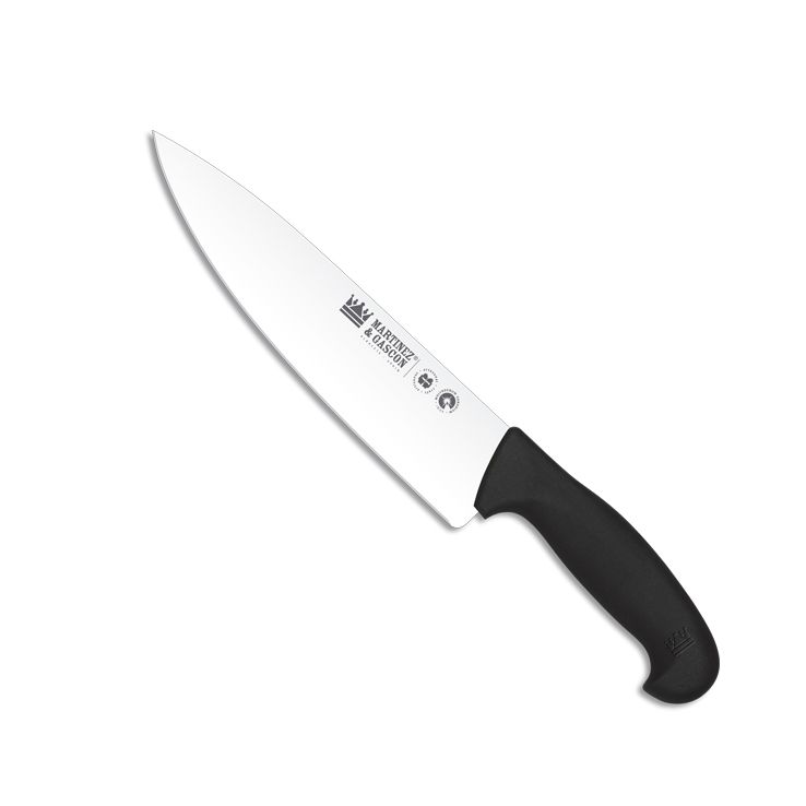 Cuchillo cocinero con hoja de 22 cm y mango de polipropileno negr...