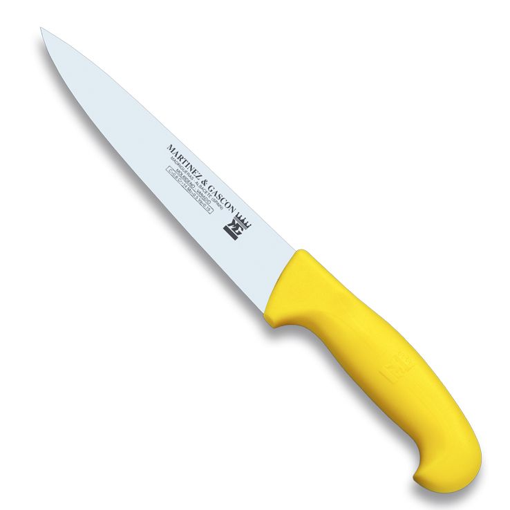 Cuchillo carnicero con hoja puntiaguda de 18 cm y mango de polipr...