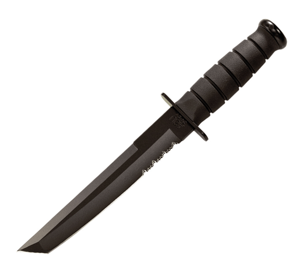 Cuchillo táctico Ka-Bar Kraton G Tanto 1245 - Hoja de 20 cm parc...
