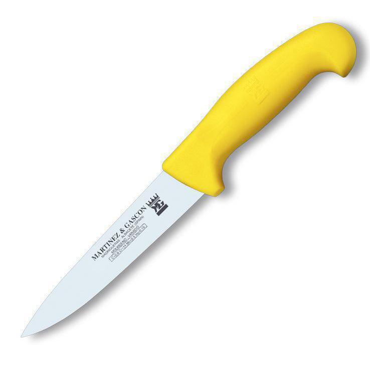 Cuchillo carnicero con hoja puntiaguda de 15 cm y mango de polipr...