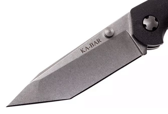 Canivete tático Ka-Bar Jarosz Tanto Folder 7506 - Lâmina de aço inoxidável de 9 cm.