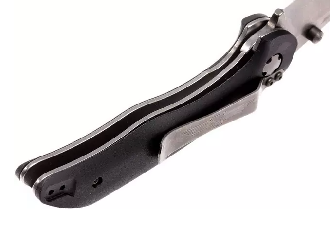 Canivete tático Ka-Bar Jarosz Tanto Folder 7506 - Lâmina de aço inoxidável de 9 cm.
