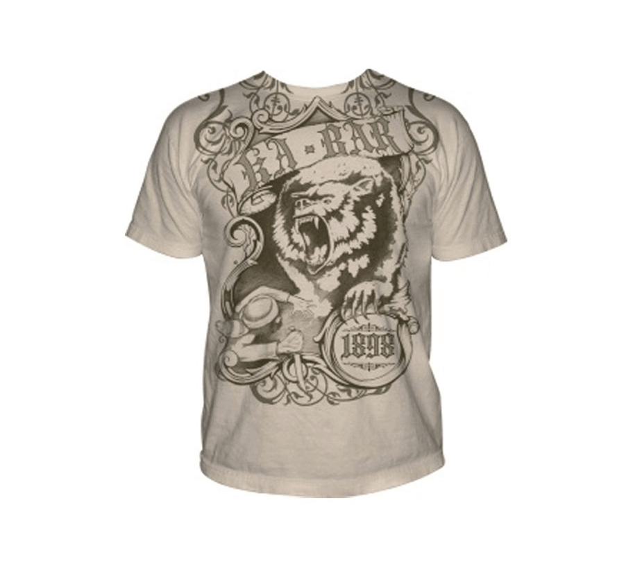Camiseta 100% algodón de la marca Ka-Bar 1717 - Estampado oso 