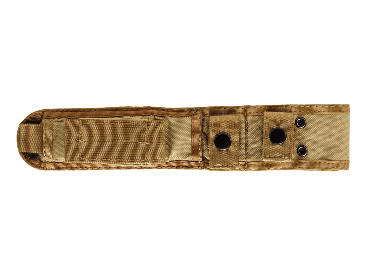 Cuchillo Ka-Bar Becker Short BK16 con hoja drop point de 11 cm + juego empuñaduras + funda
