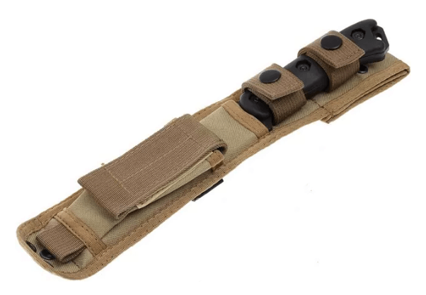 Cuchillo Ka-Bar Becker Short BK16 con hoja drop point de 11 cm + juego empuñaduras + funda