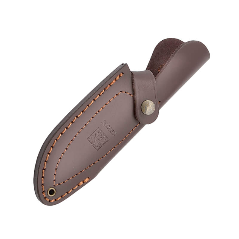 Cuchillo de caza Joker Montés II con mango de asta de ciervo y virola de acero inox