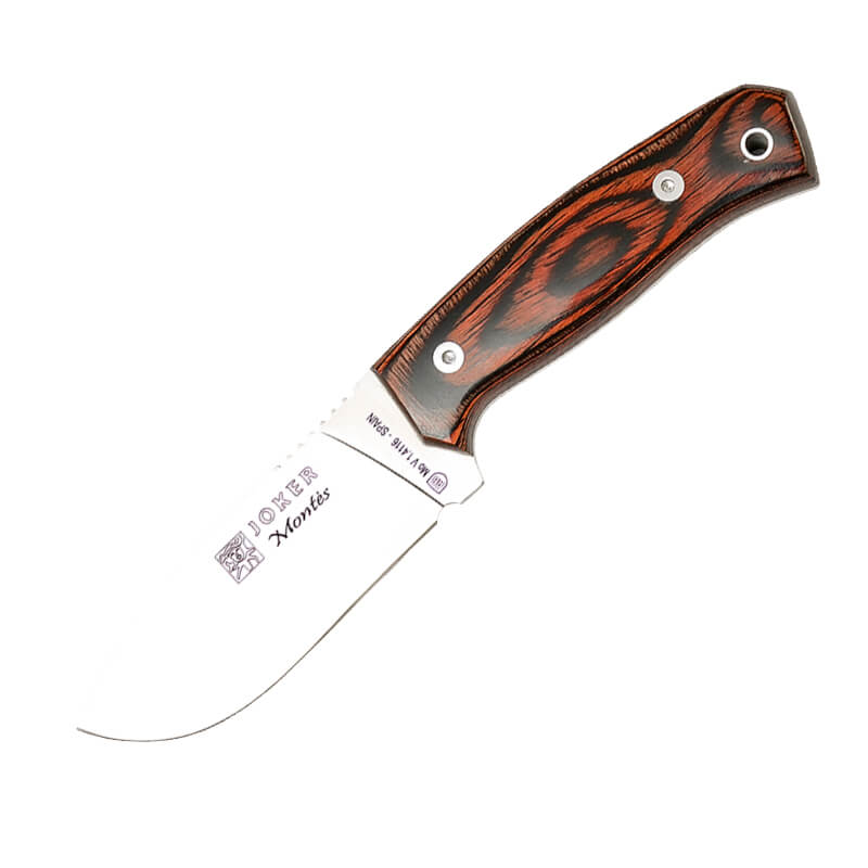 Cuchillo de caza Joker Montés con mango de estamina y hoja de 10.5 cm
