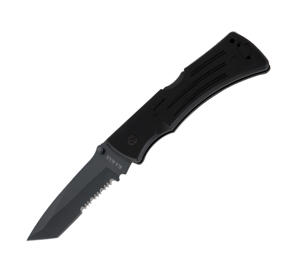Navaja táctica Ka-Bar Mule G10 3065 - Hoja tanto de 10 cm en ace...