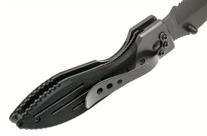Navaja bolsillo Ka-Bar Warthog 3073 - Hoja drop point de 7,6 cm en acero inoxidable.