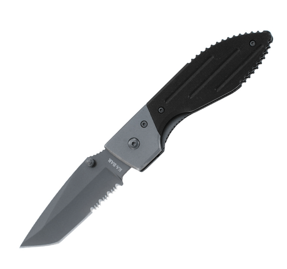 Navaja bolsillo Ka-Bar Warthog Tanto 3075 - Hoja de 7,6 cm en ace...