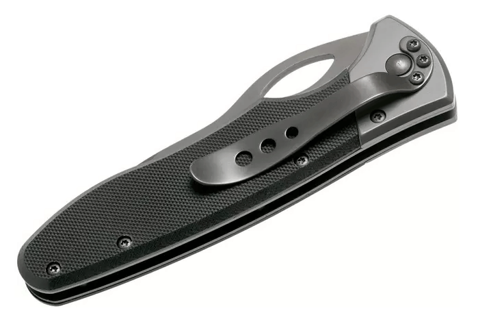 Cuchillo de bolsillo Ka-Bar Agama Folder 3076 - Hoja clip point de 9,5 cm en acero inoxidable