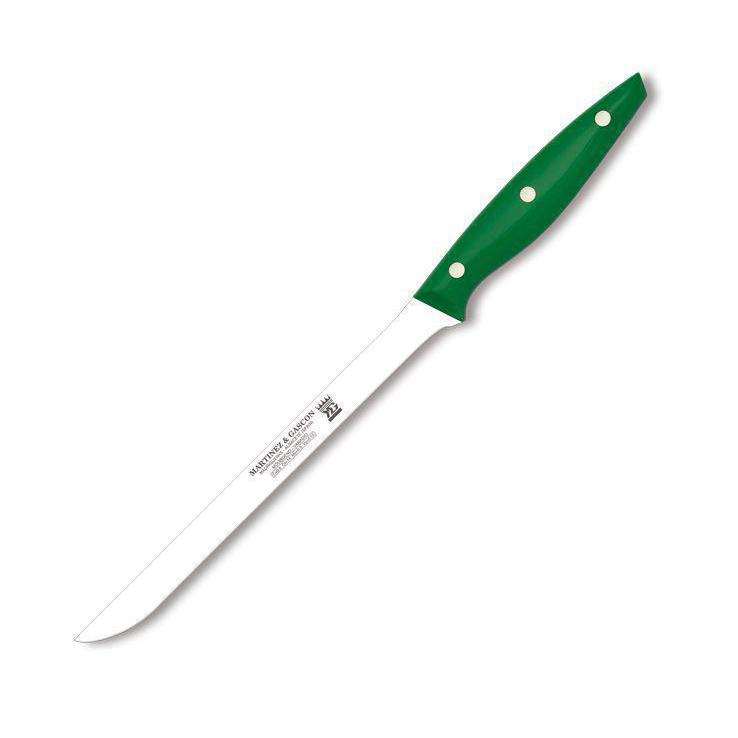 Cuchillo jamonero flexible con mango de polioximetileno y hoja de 23 cm Martinez y Gascon Monaco
