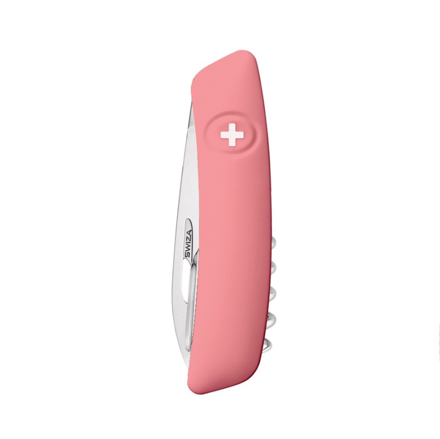 Navaja multiusos Swiza D01 rosa con 6 funciones KNI.0010.1910