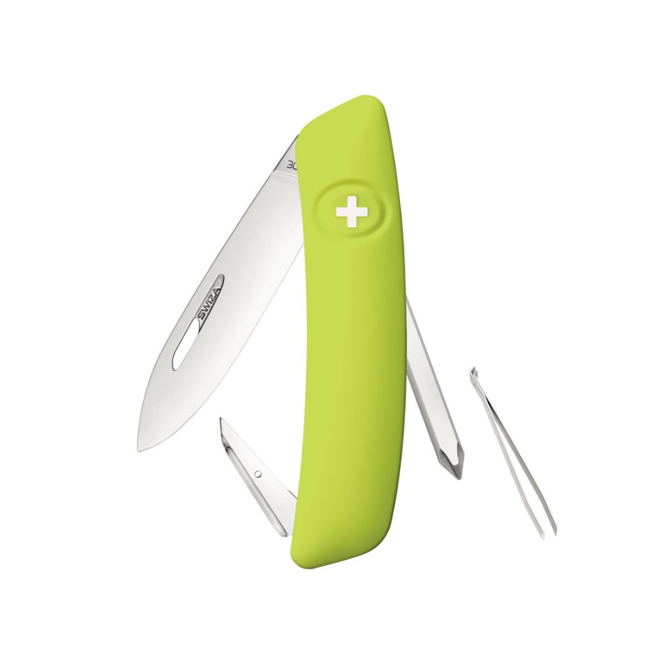 Faca multiuso Swiza D02 Moss com 6 funções KNI.0020.1080