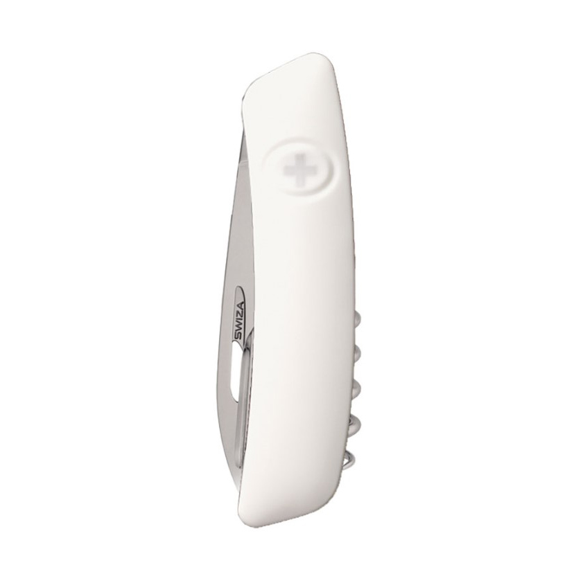 Navaja multiusos Swiza D03 Allmatt con mango de color blanco
