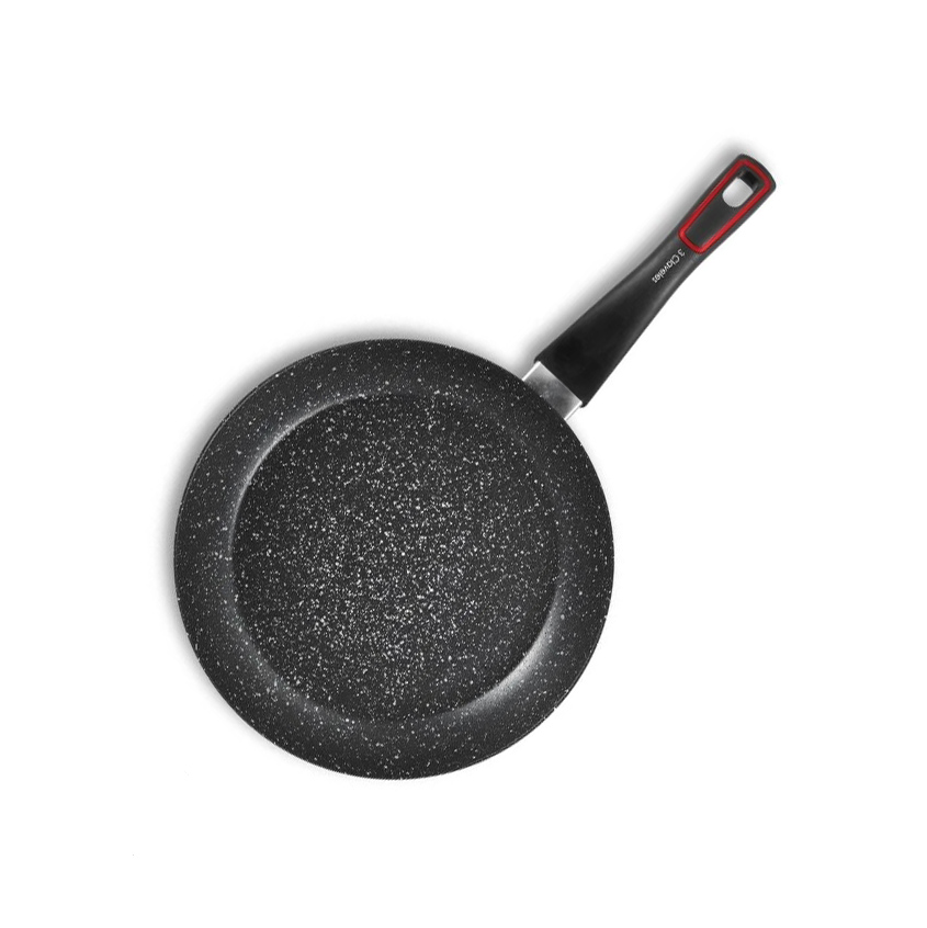 Sartén Antiadherente QuanTanium 3 Claveles Grey 24 cm