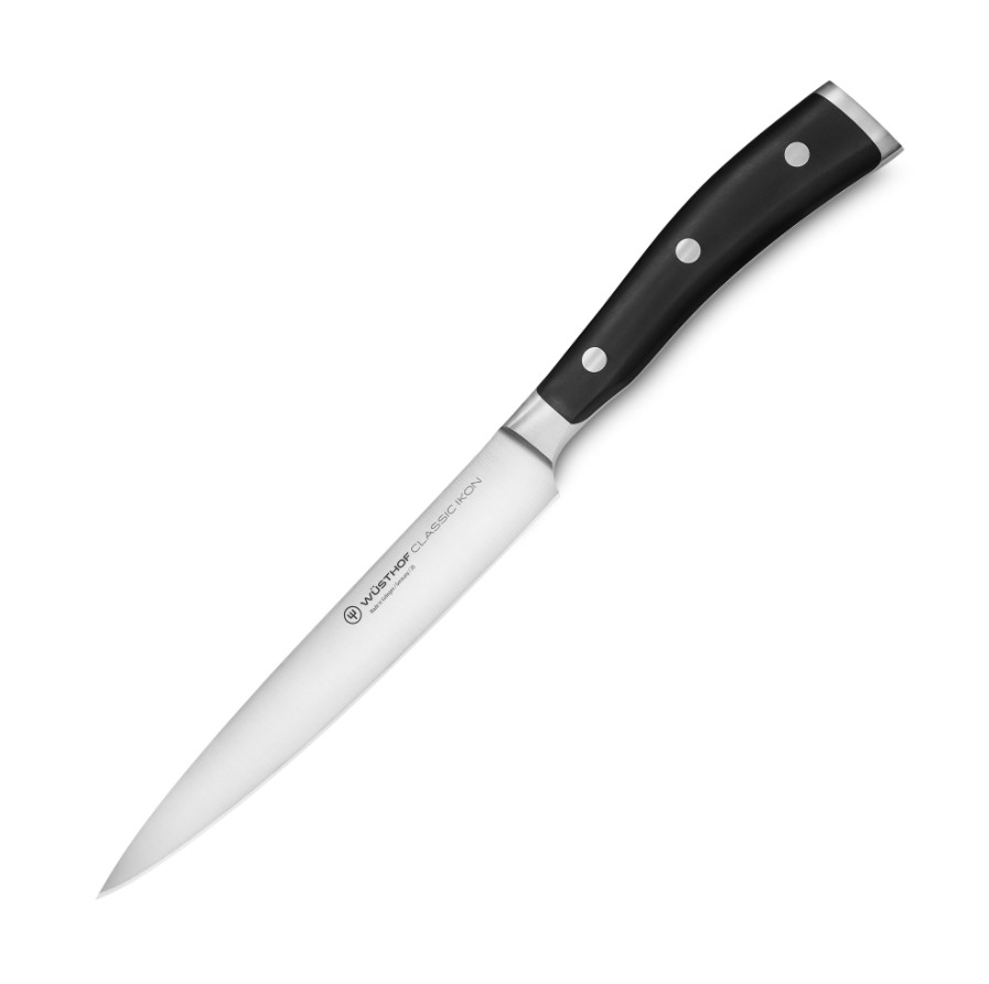 Taco de cocina con 7 piezas Wusthof Classic Ikon madera oscura