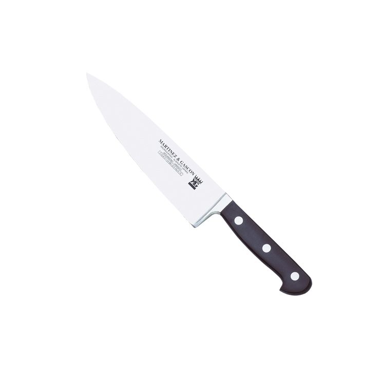 Cuchillo cocinero forjado alemán con mango de POM y hoja de 20,5...