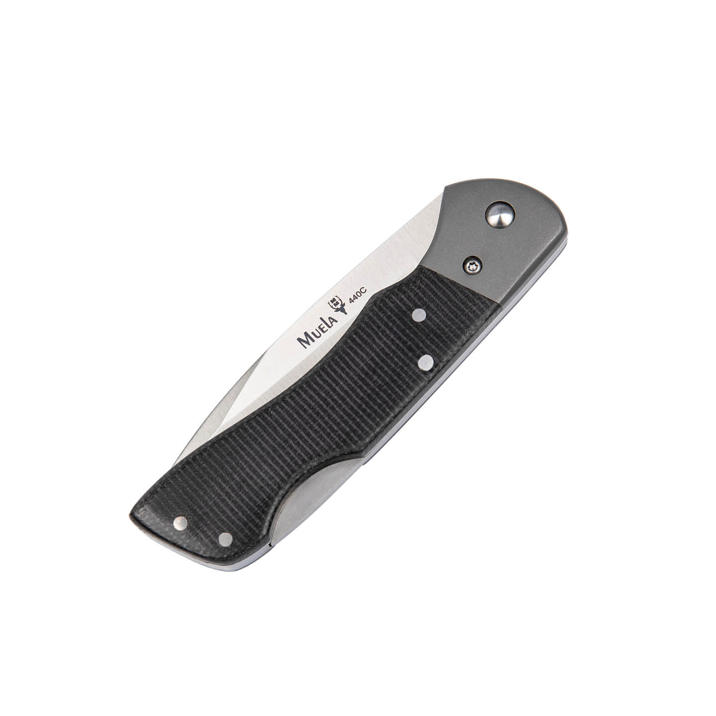 Navaja de bolsillo Muela BX-8GM con mango de micarta negra y hoja de 8,5 cm